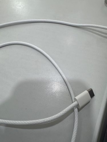 High Speed USB-C to C MFi Certified Nylon-braided Cable for iPhone/Mac (with Fast Charging) photo review