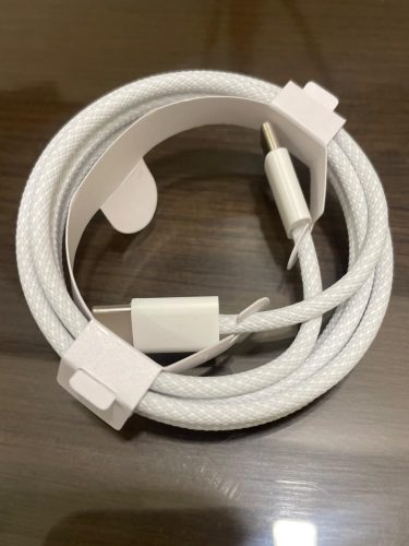 High Speed USB-C to C MFi Certified Nylon-braided Cable for iPhone/Mac (with Fast Charging) photo review