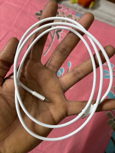 High Speed USB-C to C MFi Certified Nylon-braided Cable for iPhone/Mac (with Fast Charging) photo review