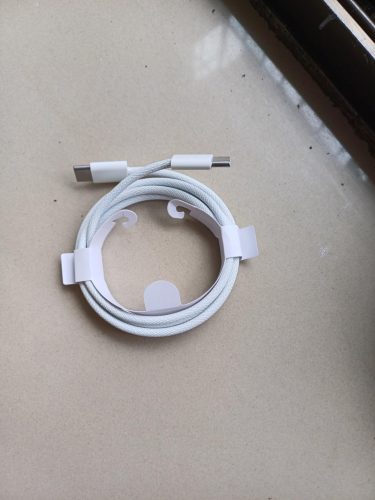 High Speed USB-C to C MFi Certified Nylon-braided Cable for iPhone/Mac (with Fast Charging) photo review