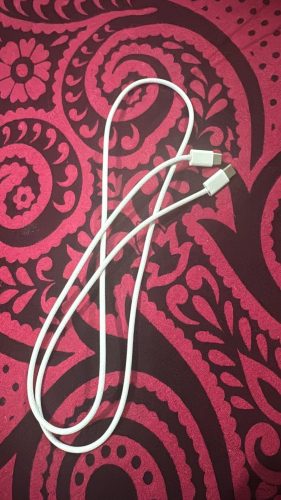 High Speed USB-C to C MFi Certified Nylon-braided Cable for iPhone/Mac (with Fast Charging) photo review