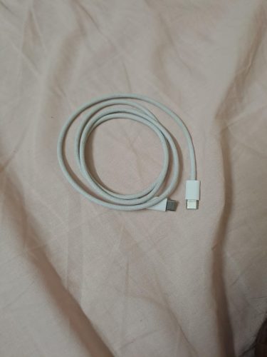 High Speed USB-C to C MFi Certified Nylon-braided Cable for iPhone/Mac (with Fast Charging) photo review