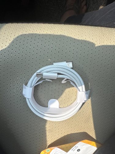 High Speed USB-C to C MFi Certified Nylon-braided Cable for iPhone/Mac (with Fast Charging) photo review