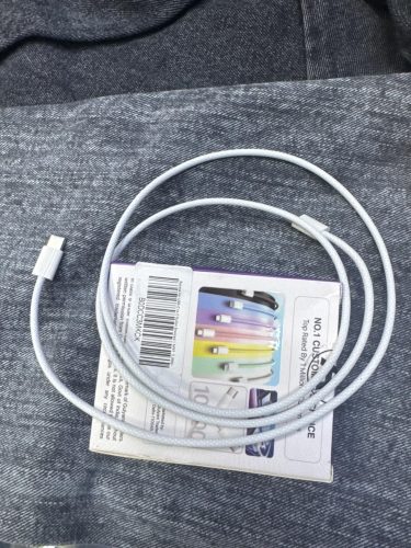 High Speed USB-C to C MFi Certified Nylon-braided Cable for iPhone/Mac (with Fast Charging) photo review