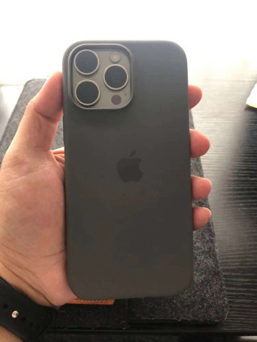3-Layers Thin Fit, Liquid Silicon, Shockproof Back Cover for iPhone 15 All Models (with Soft Microfiber Lining) photo review