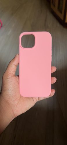 3-Layers Thin Fit, Liquid Silicon, Shockproof Back Cover for iPhone 15 All Models (with Soft Microfiber Lining) photo review