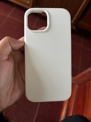 3-Layers Thin Fit, Liquid Silicon, Shockproof Back Cover for iPhone 15 All Models (with Soft Microfiber Lining) photo review