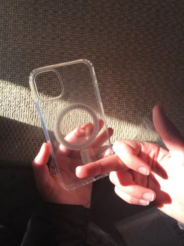 Heavy Duty Shockproof Clear Magsafe Back Case for iPhone 11, 12, 13, 14, 15 & 16 All Models photo review
