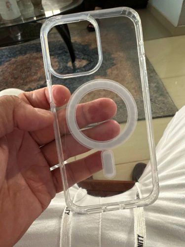 Heavy Duty Shockproof Clear Magsafe Back Case for iPhone 11, 12, 13, 14, 15 & 16 All Models photo review