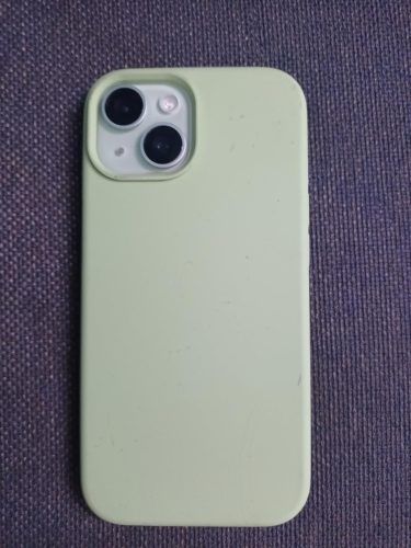 3-Layers Thin Fit, Liquid Silicon, Shockproof Back Cover for iPhone 15 All Models (with Soft Microfiber Lining) photo review