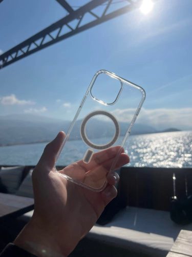 Heavy Duty Shockproof Clear Magsafe Back Case for iPhone 11, 12, 13, 14, 15 & 16 All Models photo review