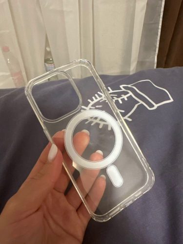 Heavy Duty Shockproof Clear Magsafe Back Case for iPhone 11, 12, 13, 14, 15 & 16 All Models photo review