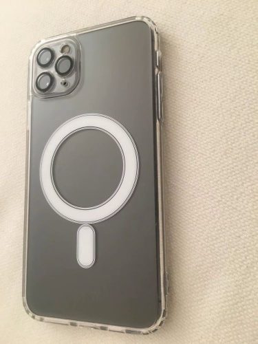 Heavy Duty Shockproof Clear Magsafe Back Case for iPhone 11, 12, 13, 14, 15 & 16 All Models photo review