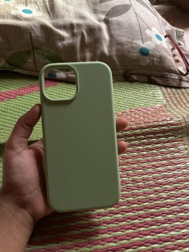 3-Layers Thin Fit, Liquid Silicon, Shockproof Back Cover for iPhone 15 All Models (with Soft Microfiber Lining) photo review