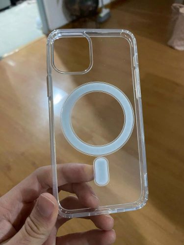 Heavy Duty Shockproof Clear Magsafe Back Case for iPhone 11, 12, 13, 14, 15 & 16 All Models photo review