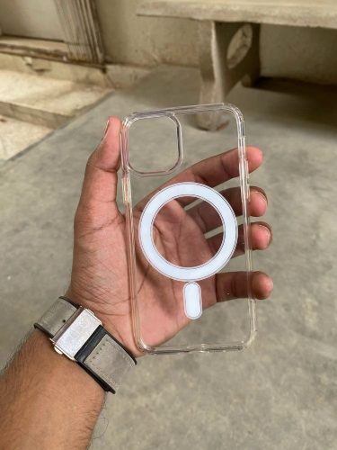 Heavy Duty Shockproof Clear Magsafe Back Case for iPhone 11, 12, 13, 14, 15 & 16 All Models photo review