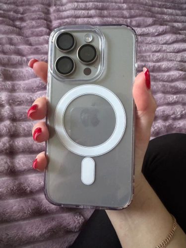 Heavy Duty Shockproof Clear Magsafe Back Case for iPhone 11, 12, 13, 14, 15 & 16 All Models photo review