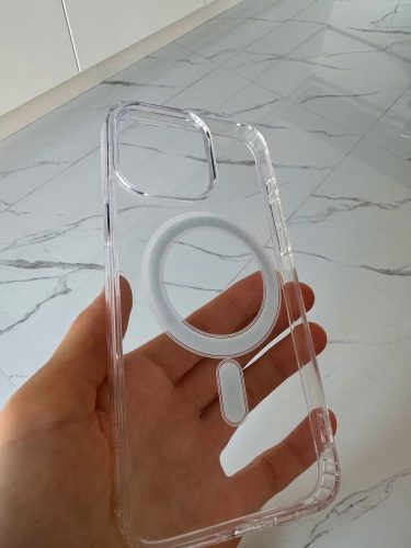 Heavy Duty Shockproof Clear Magsafe Back Case for iPhone 11, 12, 13, 14, 15 & 16 All Models photo review